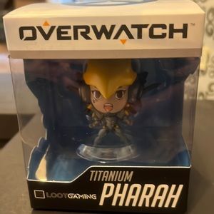 Overwatch Titanium Pharah Figure.  Loot Crate item.  Never opened box.